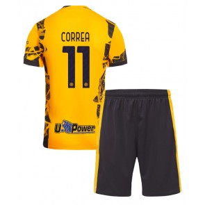 Inter Milan Joaquin Correa #11 Tredje Kläder Barn 2024-25 Kortärmad (+ Korta byxor)